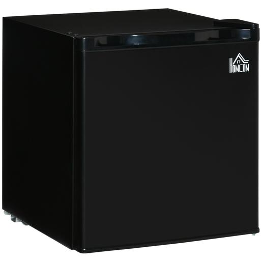 Homcom - Mini Nevera Negra con Congelador 46L
