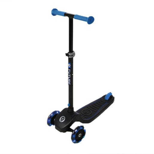 Patinete Future Scooter luces LED Azul