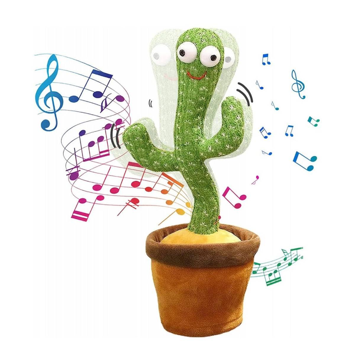 Cactus bailarín, juguete de cactus que habla repite lo que dices