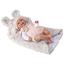 Muñeco bebé con mantita 35 cm