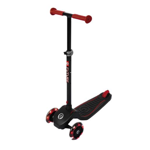 Patinete Future Scooter luces LED Rojo