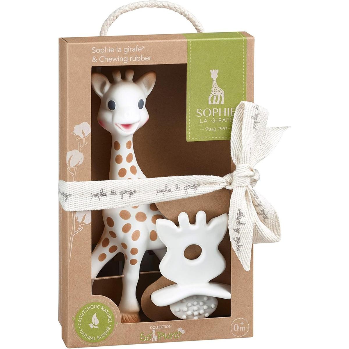 Set regalo Juguete mordedor jirafa Sophie la Girafe + Sonajero