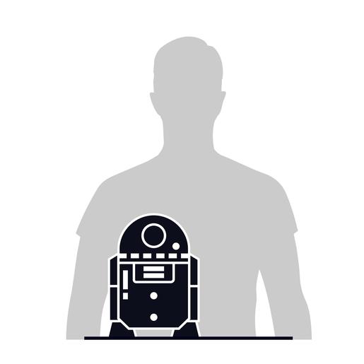 Star Wars - Kit de construcción 3D de 201 piezas de R2-D2 para decoración de escritorio, juguetes de Star Wars ㅤ