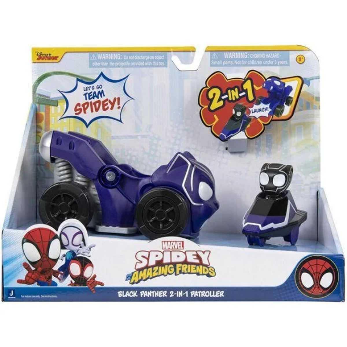 Conjunto de 4 vehículos Die-Cast - Spidey y sus Increíbles Amigos ㅤ, Playskool Heroes