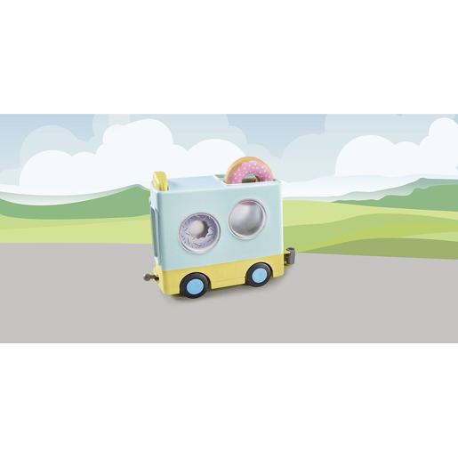 Playmobil - Camión de donut con función de apilado y clasificación ㅤ