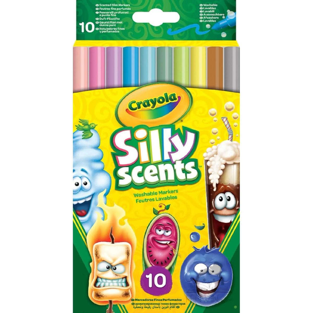 Crayola - Rotuladores lavables multicolor, set de 10 unidades ㅤ, Crayola  Actividades