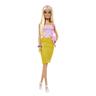 Barbie - Muñeca Barbie Fashions en Amarillo ㅤ