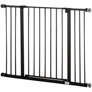 PawHut Barrera de Seguridad Extensible para Puertas y Escaleras para Perros y Bebé,