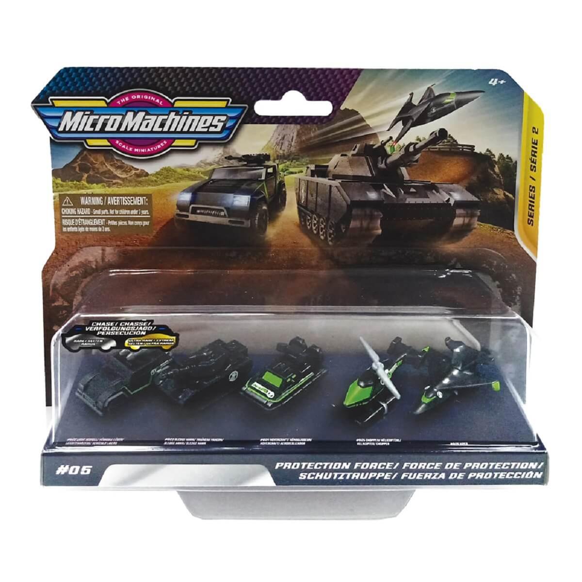 Micro Machines - Pack Protection Force 5 vehículos, Misc Vehiculos