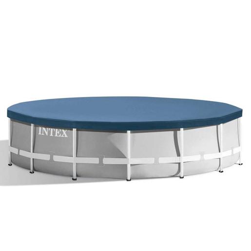 Intex - Piscina redonda desmontable Prisma Frame con filtro y escalera (427x107 cm - Capacidad: 12.706 L) ㅤ