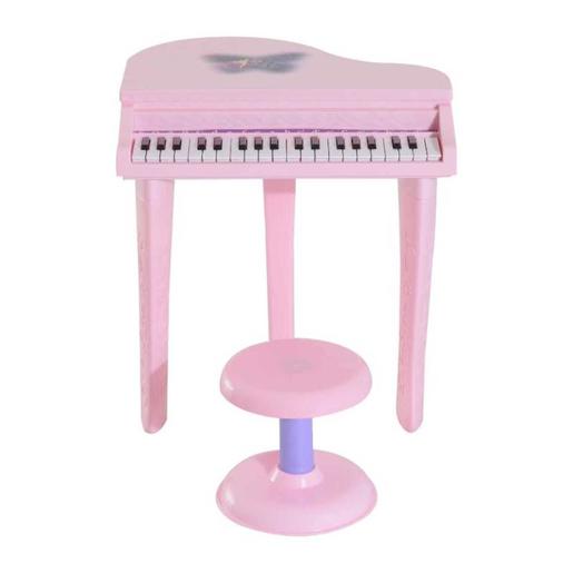 Homcom - Piano Infantil Electrónico Rosa HomCom