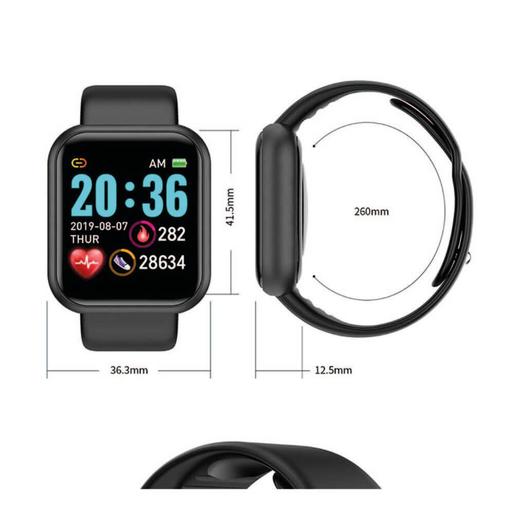 Smartwatch Reloj inteligente L8 Gris Negro