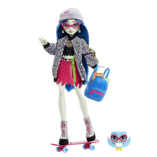 Mattel - Monster High - Muñeca Ghoulia con mascota y accesorios ㅤ