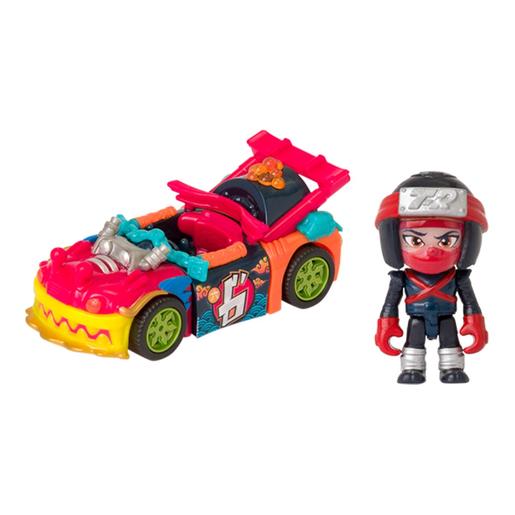 T-Racers - Pack coche y figura Fire & Ice (varios modelos)