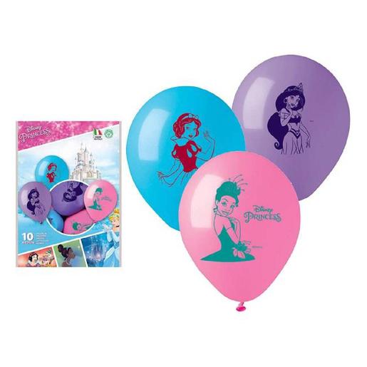 Disney - Princesas Disney - Pack 10 globos medianos