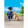 Playmobil - 1.2.3 Policía con Perro