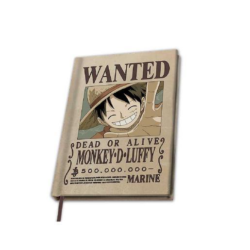 One Piece - Cuaderno A5 Wanted