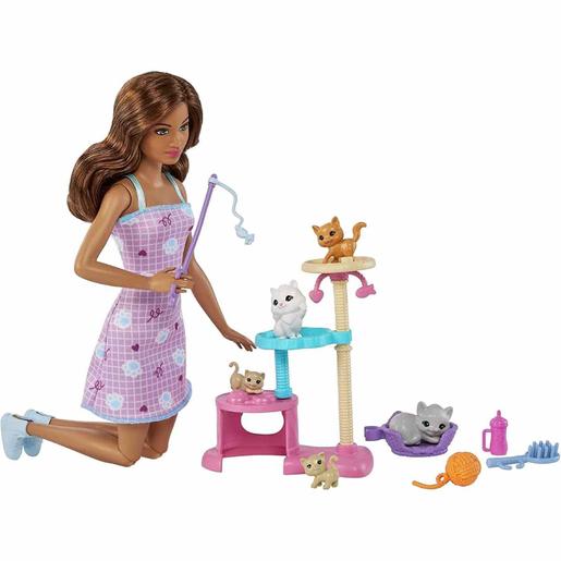Barbie - Kitty Condo - Muñeca y gatitos