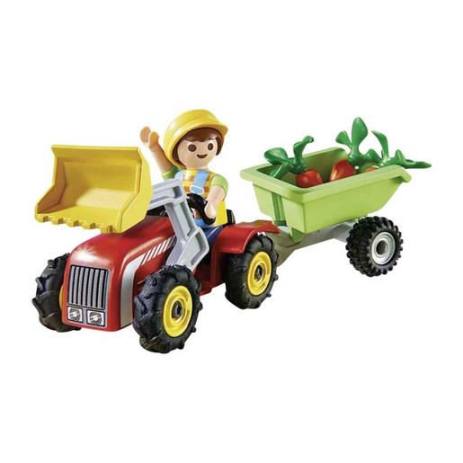 Playmobil - Playset niño con tractor Playmobil (4943) ㅤ