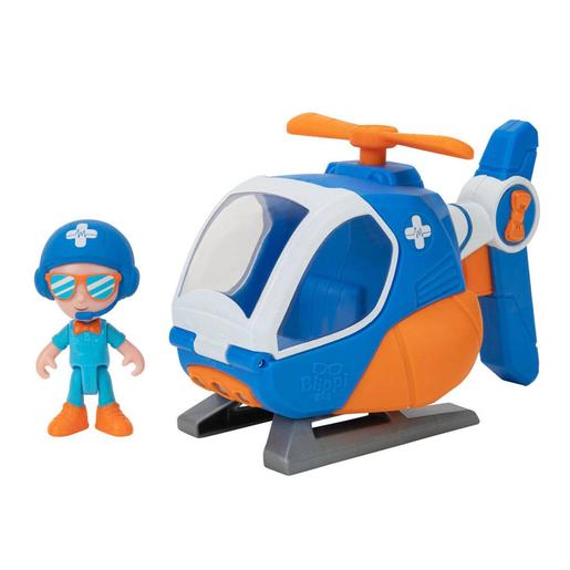 Blippi y su helicóptero de rescate