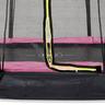 Exit - Cama elástica Silhouette rectangular de suelo rosa 244 cm