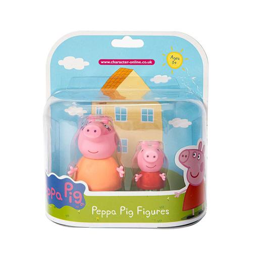 Peppa Pig - Pack 2 figuras familia Pig (varios modelos)