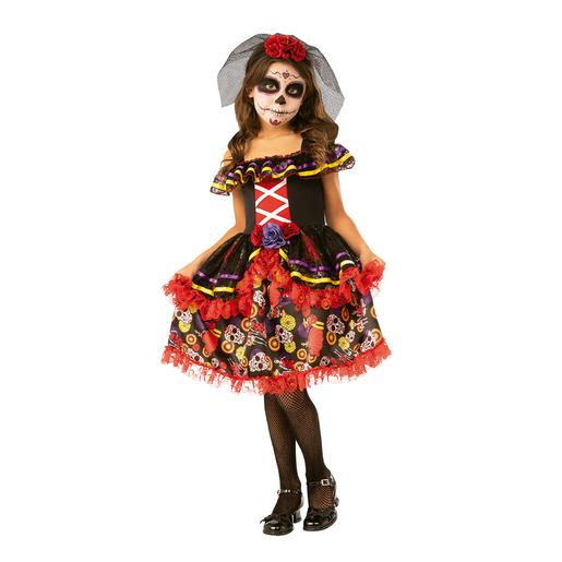 Disfraz Infantil - Catrina con Tocado 8-10 años