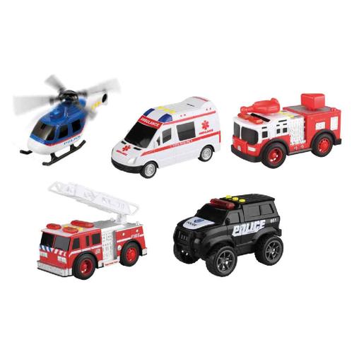 Motor & Co - Conjunto 5 vehículos de emergencia