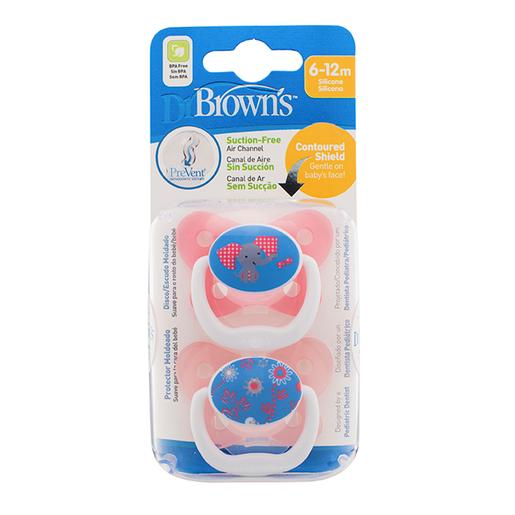 Dr. Brown's - Chupete Prevent Mariposa T2 (varios colores)