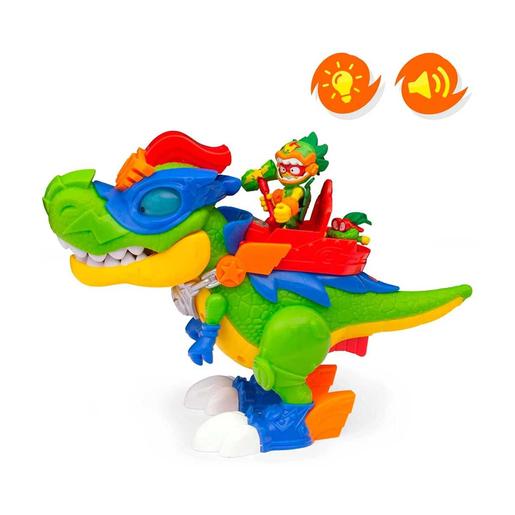 Magic Box - Superthings - Dinosaurio articulado H-Rex con luces y sonidos SuperThings ㅤ