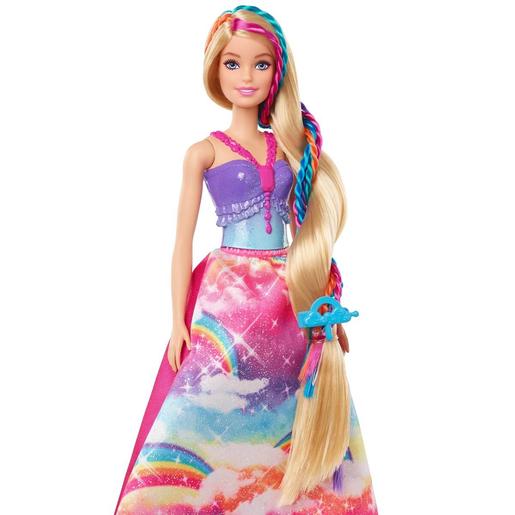 Barbie - Muñeca Princesa Trenzas