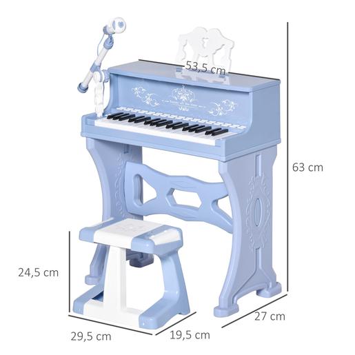 Piano Infantil con Funciones y Taburete