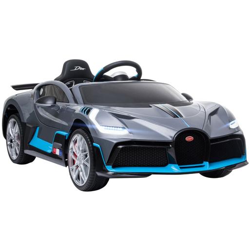 Homcom - Coche eléctrico Bugatti Divo gris