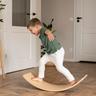 MeowBaby - Balance Board con fieltro para niños 80 x 30 cm verde