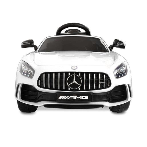 Mercedes AMG GTR blanco Vehículo de batería 12 V
