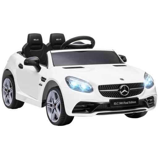 Homcom - Coche eléctrico Mercedes blanco