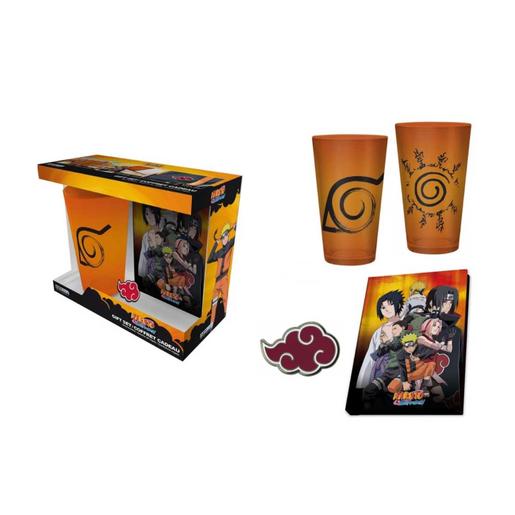 Naruto - Pack Vaso XXL, pin y cuaderno A6