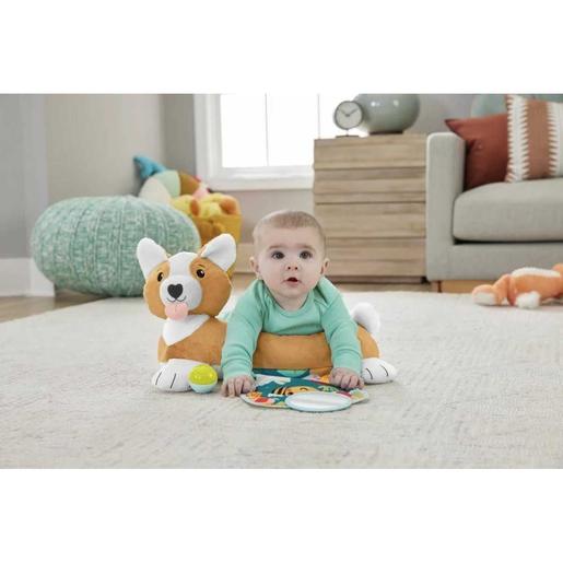 Mattel - Cojín 3-en-1 para bebés con accesorios sensoriales y juguetes ㅤ, Fisher Price Preescolar