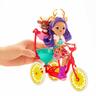 Enchantimals - Pack muñeca con mascota y bicicleta