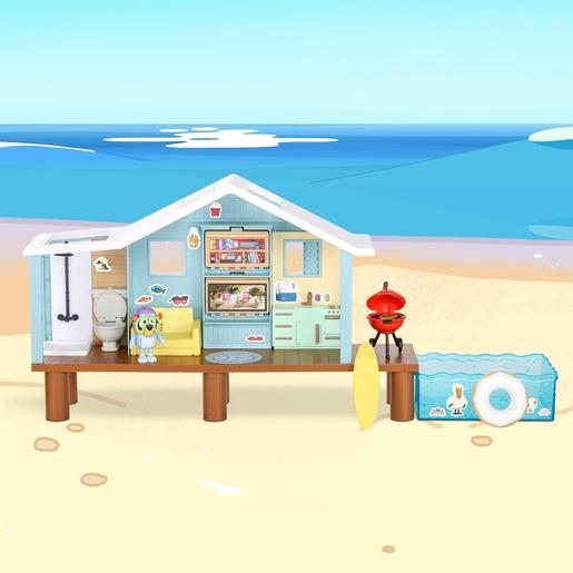 Famosa - Bluey - Casa Playa de Juguete con Accesorios y Piscina ㅤ