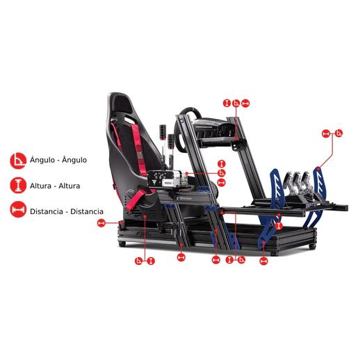 Next Level Racing Cockpit Aluminium Simulator para sillón Gaming iRacing Edition