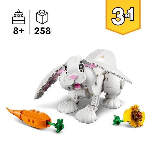 LEGO Creator - Conejo blanco 3 en 1 - 31133