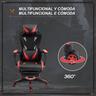 Vinsetto - Silla Gaming ergonómica rojo-negro
