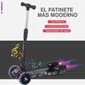 Homcom - Patinete scooter con efectos de luz y sonido