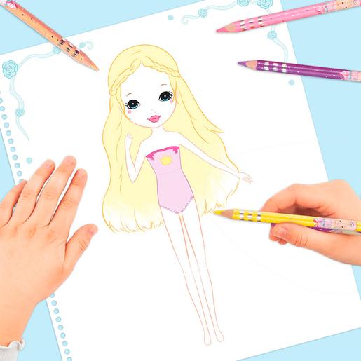 Princess Mimi - Cuaderno para Colorear - Princesa con Gatito