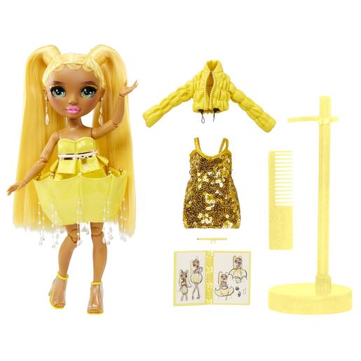 BABY born - Muñeca Fantastic Fashion amarilla de 28cm con 2 conjuntos y accesorios de moda ㅤ