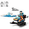 LEGO - Explorador del Ártico: Motonieve juego de construcción con figuras de focas 60376