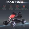 Homcom - Kart a pedales con asiento ajustable