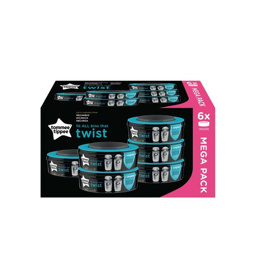 Tommee Tippee - Pack de recambios para contenedor de pañales Twist and  Click, Contenedor y Recambios Pañales