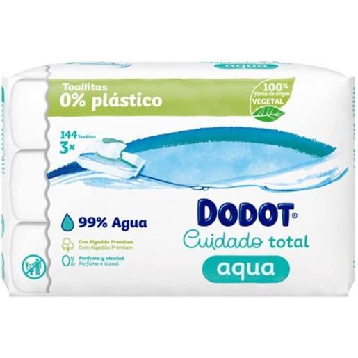 Dodot - Toallitas Hidratantes Aqua Sin Plástico 3x48